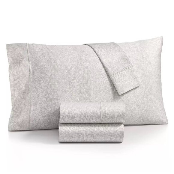 new 4pc PEBBLE PATTERN Charter Club Sleep Luxe 800 TC 100% Cotton KING Sheet Set - Picture 11 of 12